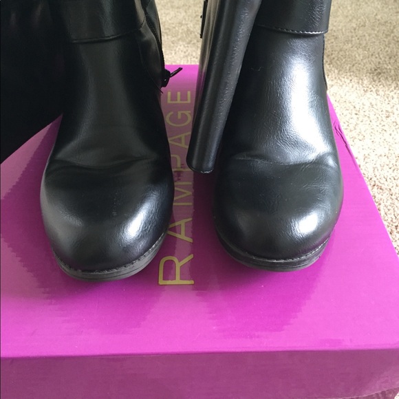Rampage black tall boots - Picture 5 of 6